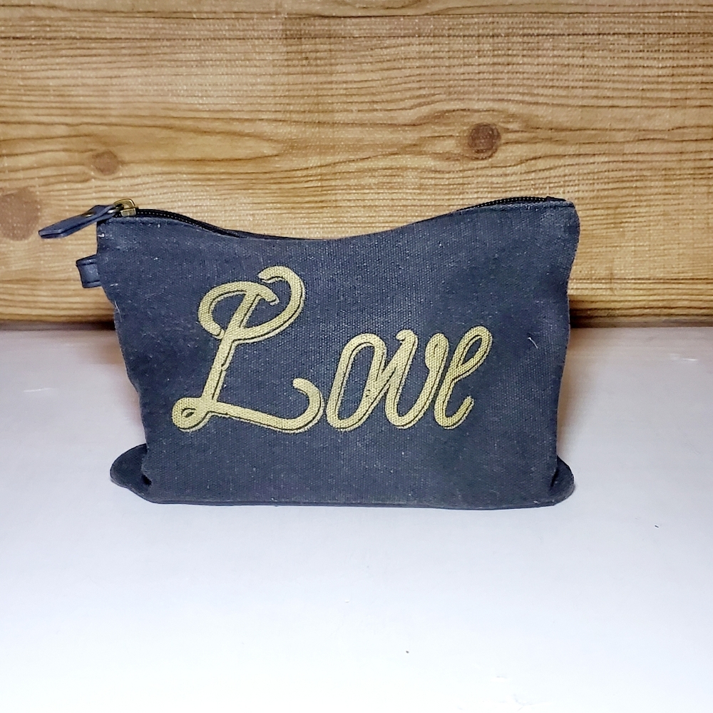 8"x5" Dark Denim Cosmetic/Travel Bag